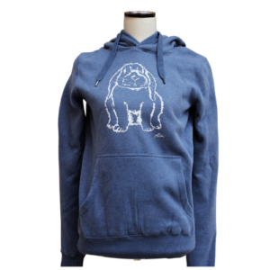 Hoodie (Unisex) "Archie" (melange denim blue)
