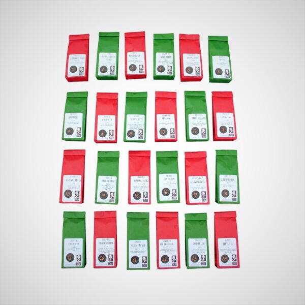 Adventskalender "Tee" (ohne Band und Klammern)