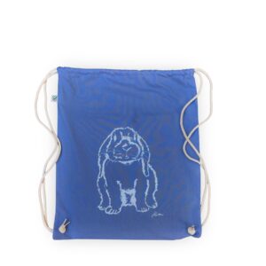 Drawstring Bag (Turnbeutel) "Archie" (denim blue)