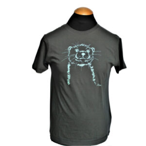 Men's Bamboo Jersey T-Shirt "Otter" (charcoal grey)