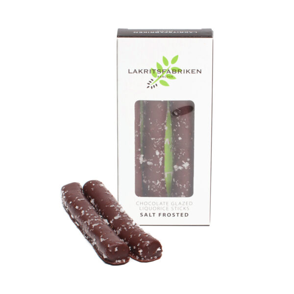 Chocolate Glazed Liquorice Sticks Salt Frosted (Lakritsfabriken)