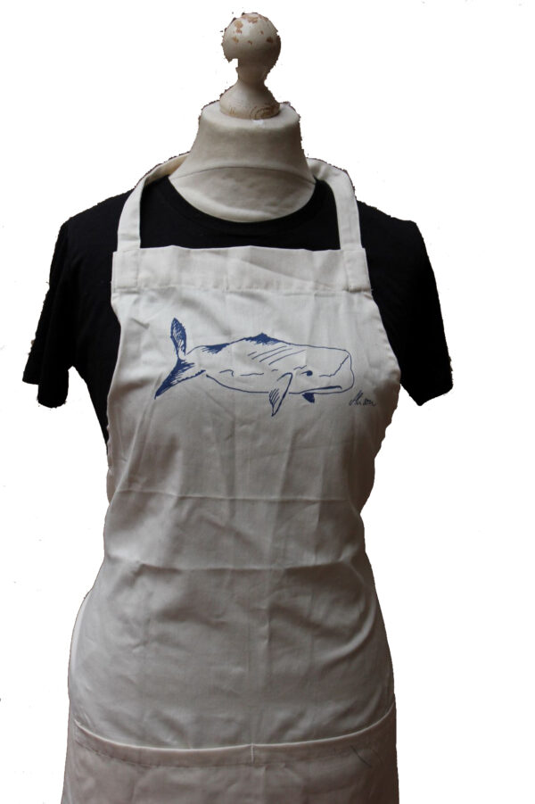 Unisex Schürze "Noah, the whale" (natur)