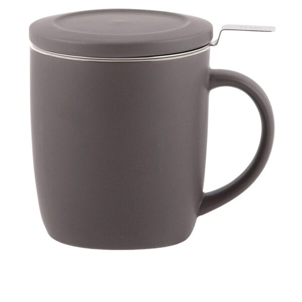 Plint Deckelbecher mit Sieb almost black