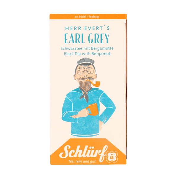 Schlürf Schwarztee Herr Everts Earl Grey (Büdel)