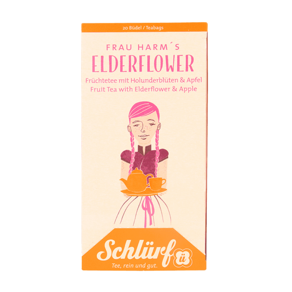 Schlürf Früchtetee Frau Harms Elderflower (Büdel)