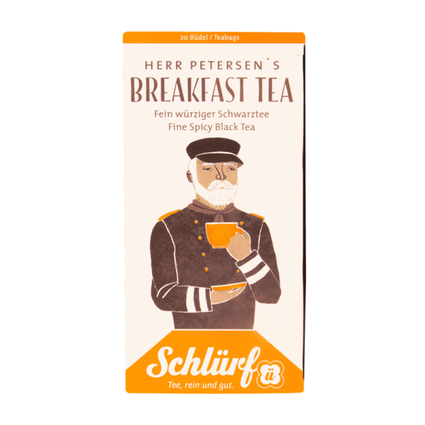Schlürf Schwarztee Herr Petersens Breakfast Tea (Büdel)