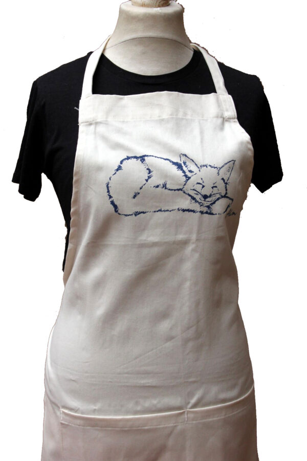 Unisex Schürze "Fuchs" (natur)