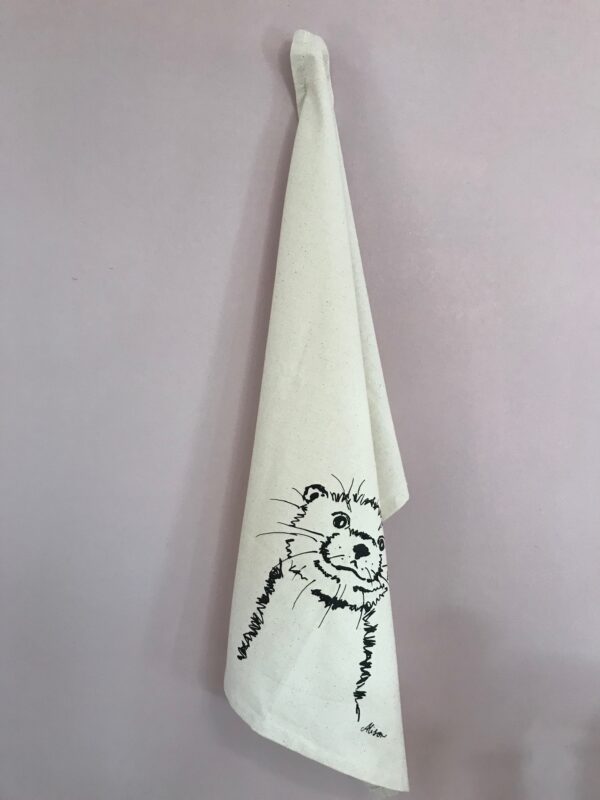 Tea Towel "Otter" (natur)