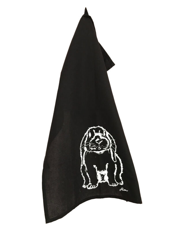 Tea Towel "Archie" (black)