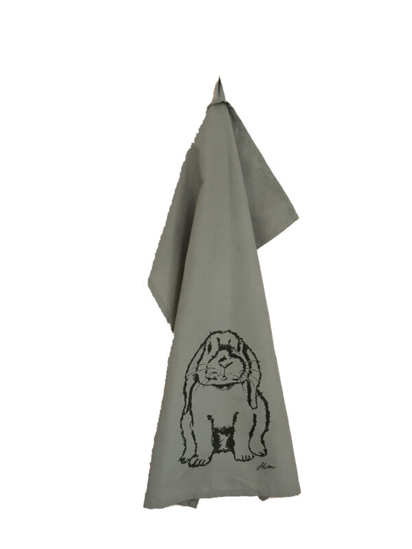 Tea Towel "Archie" (light grey)