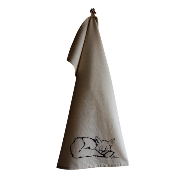 Tea Towel "Fuchs" (natur)