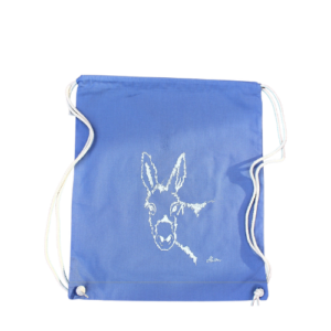 Drawstring Bag (Turnbeutel) "Emil" (denim blue)