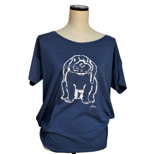 Women’s Oversized Shirt „Archie“ (denim blue)