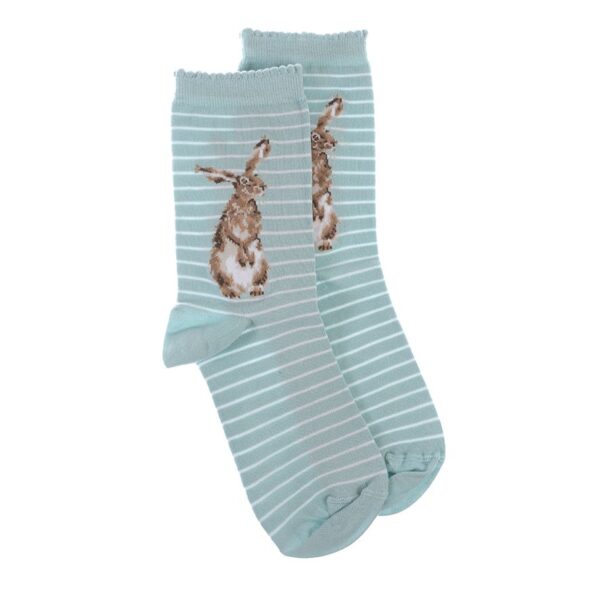 Wrendale Socken "Hare and the bee" (Gr. 36-41)