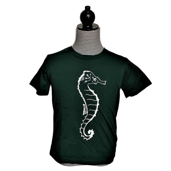 Junior Classic Jersey T-Shirt "Seahorse" (bottle green)