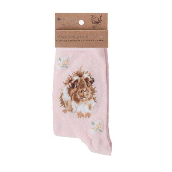 Wrendale Socken "Grinny Pig" Meerschweinchen (Gr. 36-41)