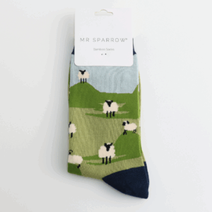 Mr Sparrow Bamboo Socken Highland Sheep