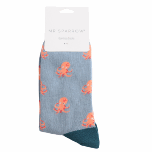 Mr Sparrow Bamboo Socken Little Octopus