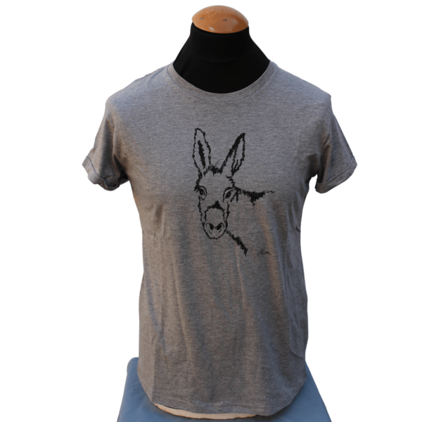 Men's Roll Sleeve T-Shirt "Emil" (melange grey)