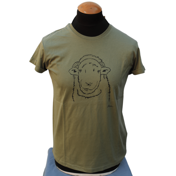 Men's Roll Sleeve T-Shirt "Shaun" (olive)