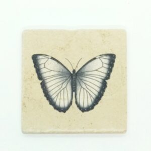 Natursteinfliese "Schmetterling"