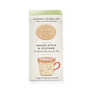 Elegant & English Butter Biscuits "Apple & Custard" (140g Packung)