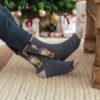 Wrendale Socken "'Christmas Scarves" (Gr. 40-46)