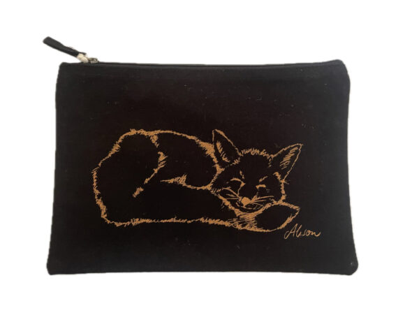 Kulturtasche "Fuchs" (black)