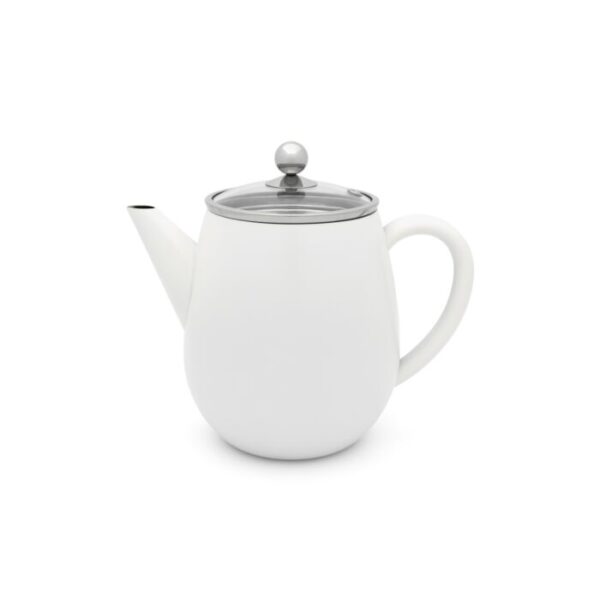 Bredemeijer Teekanne Duet Eva 1,1l , weiß