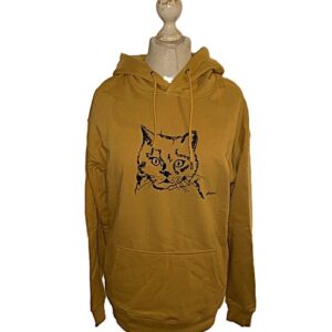 Hoodie (Unisex) "Pepino" (mustard)
