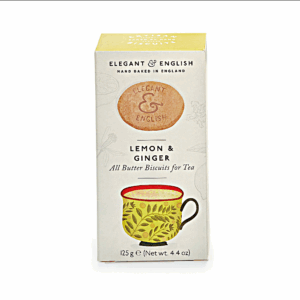 Elegant & English Butter Biscuits "Lemon & Ginger" (140g Packung)