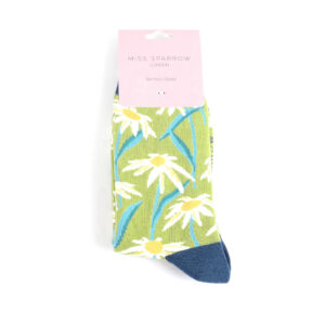 Miss Sparrow Socken Bamboo Daisies