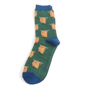 Mr Sparrow Bamboo Socken Highland Herd