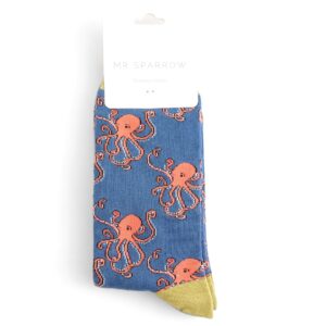 Mr Sparrow Bamboo Socken Octopus