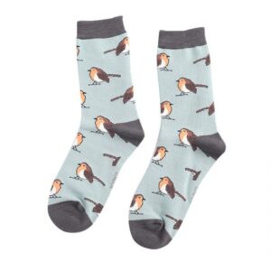 Miss Sparrow Socken Bamboo Robins